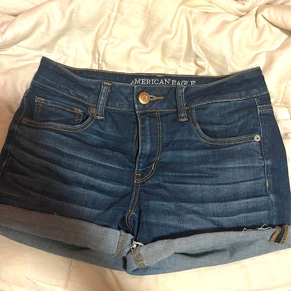 American Eagle Outfitters Pants - American Eagle blue Jean shorts. Size 8 women’s. Super stretch.